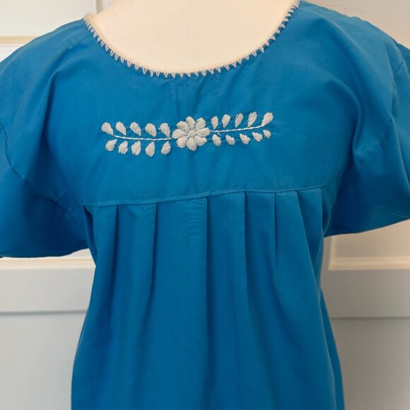 Embroidered Cotton Dress- Size Small - Picture 5 of 6
